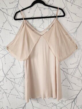 GF Collection Ivory Beige Strappy Mini Dress Tunic